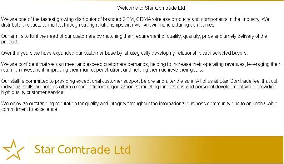 STAR COMTRADE LTD